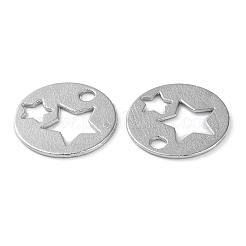 合金ペンダント  鉛フリー＆カドミウムフリー  ラウンド  プラチナ  13x1.5mm  穴：1.7mm&nbsp;FIND-Z014-01P