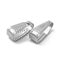 変色しない304ステンレススチール製スナップオンベイル  ステンレス鋼色  11x4x4.5mm  穴：10.5x4mm&nbsp;STAS-P319-17P