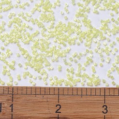 MIYUKIデリカビーズ  シリンダー  日本製シードビーズ  11/0  （db1873)シルク染色シトロンab内部  1.3x1.6mm  穴：0.8mm  約10000個/袋  50 G /袋&nbsp;SEED-X0054-DB1873