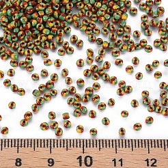 12/0 ガラスシードビーズ  レッドオレンジ  2mm  穴：0.8mm&nbsp;SEED-S005-6