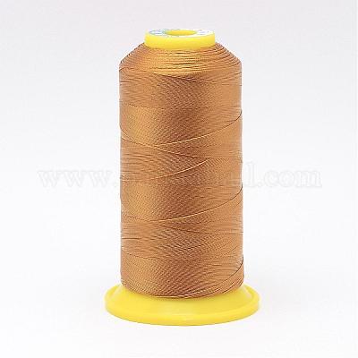 丈夫なナイロン製ミシン糸（革製屋外用家具の縫製用）  ゴールデンロッド  0.4mm  約400m /ロール&nbsp;NWIR-N006-01K1-0.4mm-1