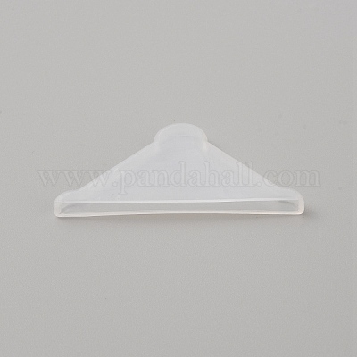 ガラスシート用プラスチックコーナープロテクター  三角形  ホワイト  25x50x4mm  内径：47.5x3mm&nbsp;FIND-WH0139-80A-01-1
