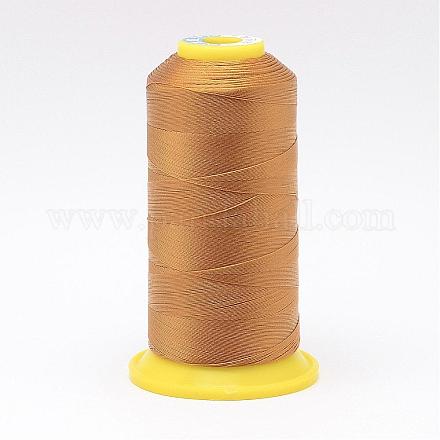 丈夫なナイロン製ミシン糸（革製屋外用家具の縫製用）  ゴールデンロッド  0.4mm  約400m /ロール&nbsp;NWIR-N006-01K1-0.4mm-1