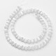 キャッツアイビーズ  ラウンド  ホワイト  6mm  穴：1mm  約66個/連  14.5インチ/連&nbsp;CER01-2