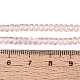 透明ガラスビーズ連売り  骨の形状  多面カット  ピンク  2~2.5x3.5~4x2.5~3mm  穴：0.7~0.8mm  約142~160個/連  11.61~15.35インチ（29.5~39cm）&nbsp;GLAA-Q107-01A-B01-4