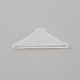 ガラスシート用プラスチックコーナープロテクター  三角形  ホワイト  25x50x4mm  内径：47.5x3mm&nbsp;FIND-WH0139-80A-01-2
