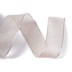 10ヤードのポリエステルシフォンリボン  DIYのジュエリーには  キャメル  1インチ（25.5mm）&nbsp;OCOR-C004-03I