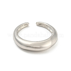 女性用合金オープンカフリングキット3個  プラチナ  内径：16.5~18mm&nbsp;RJEW-K260-06P