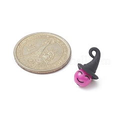 アクリルパーツ  焼き付け塗料  3dマジックハット  表現とラウンド  ミックスカラー  18x11x11mm  穴：1.5mm&nbsp;PALLOY-JF02100