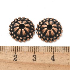 合金のスペーサービーズ  カドミウムフリー＆鉛フリー  ローズゴールド  14.5x5mm  穴：2.5mm  約813個/1000g&nbsp;TIBE-P003-78RG