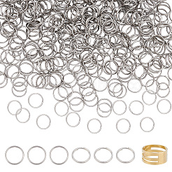 501個 2スタイル 304ステンレススチール スプリットリング  真鍮製リング  指カン  ミックスカラー  10~18x1.2~9mm&nbsp;STAS-DC0002-78