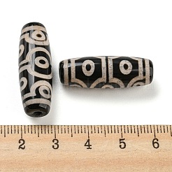 チベット風10目ジービーズ  天然な瑪瑙  染め＆加熱  ライス  29.5~31x10~12mm  穴：1.5~2.8mm&nbsp;TDZI-D008-22