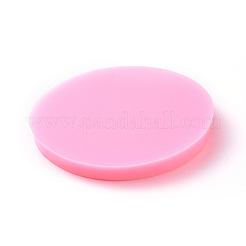 食品グレードのシリコンモールド  フォンダン型  DIYケーキデコレーション用  チョコレート  キャンディ  UVレジン＆エポキシ樹脂ジュエリー作り  レジン型  UVレジン＆エポキシ樹脂のジュエリー作り用  クロスとフラットラウンド  ピンク  94x10mm&nbsp;LS-DIY-E011-03