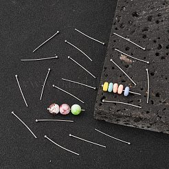 変色しにくい304ステンレススチール製ボールヘッドピン  ステンレス鋼色  30x0.7mm  21ゲージ  ヘッド：2mm&nbsp;STAS-N017-02-30mm