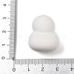 シリコンビーズ  焦点ビーズ  クリスマステーマ  カラフル  雪だるま  25x21.5x18mm  穴：2.5mm&nbsp;LS-SIL-I017-01M
