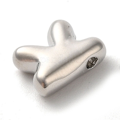 真鍮チャーム  長持ちメッキ  プラチナ  文字k  10x7.5x3.5mm  穴：1.2mm&nbsp;KK-S391-02P-K