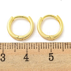 真鍮製フープピアス  エナメル  18KGP本金メッキ  11x2mm&nbsp;EJEW-L211-14G