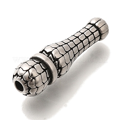 304ステンレススチールビーズ  マイク  アンティークシルバー  29x8.5mm  穴：2mm&nbsp;STAS-G350-37AS