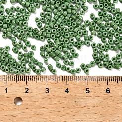 TOHOラウンドシードビーズ  日本製シードビーズ  不透明な色  グリーン  2.5x2mm  穴：1mm  約2941個/50g&nbsp;SEED-XCP0001-26