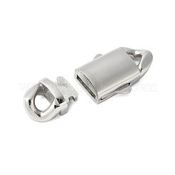 316サージカルステンレススチール製バヨネットクラスプ  ステンレス鋼色  40x19x7.5mm  穴：5.5x5.5mm&nbsp;STAS-H234-11P-04