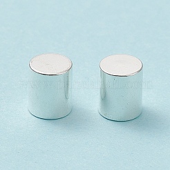201ステンレススチールコードエンド  エンドキャップ  コラム  銀  6x5mm  内径：4mm&nbsp;STAS-G288-01B-S