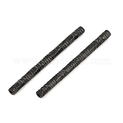 304ステンレスチューブビーズ  イオンプレーティング（ip）  ブラック  26x2mm  穴：0.5~1mm&nbsp;SA-CBA098D-08G-EB