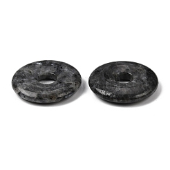 天然ラルビカイトペンダント  ドーナツ/円盤チャーム  30x6mm  穴：8mm&nbsp;G-A320-01A-22