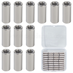 304ステンレススチール製イヤーナット40個  ステンレス鋼色  15x6mm&nbsp;DIY-BBC0002-62