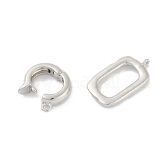 ラックメッキ真鍮は留め金の上に折ります  長持ちメッキ  鉛フリー＆カドミウムフリー  プラチナ  29.5mm  穴：1.2mm&nbsp;KK-A224-27C-P