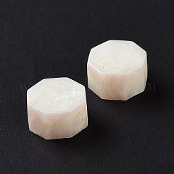 幻色のシーリングワックス粒子  レトロシーリング印鑑用  八角形  薄緑  9mm&nbsp;X-DIY-E033-A44