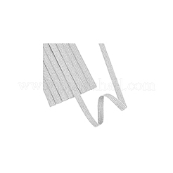 5 ヤードの輝くポリエステル リボン  服飾材料  ゲインボロ  1cm&nbsp;DIY-WH0580-16B