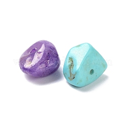 天然＆合成混合天然石ビーズ  混合形状  ミックスカラー  4~24x4~9x2~7mm  穴：1mm  約450個/300g&nbsp;G-XCP0006-23