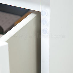 丸型シリコン衝突防止バンパーガードプロテクターステッカー128枚  冷蔵庫用  家具  キャビネット  壁  車  透明  12x4mm&nbsp;FIND-DJ0002-02