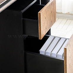 紙製の吊り下げ式ファイルフォルダー  長方形  オリーブドラブ  297x240mm&nbsp;DIY-WH0899-560A