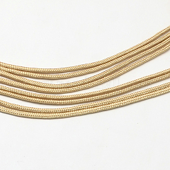 ポリエステル&スパンデックスコードロープ  16プライ  ソリッドカラー  靴紐を作るための  バリーウッド  2mm  約109.36ヤード（100m）/バンドル&nbsp;RCP-R007-361
