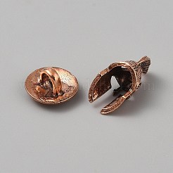 アウトドアEDCツール チベットスタイル 合金パラシュートロープ ヨーロピアンビーズ 2個  大穴ビーズ  スパルタのヘルメットと盾  アンティークローズゴールド  17x10mm  穴：6x6.5mm&nbsp;FIND-WH0817-165ARG