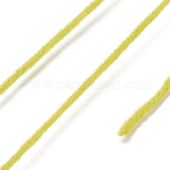 ミルクコットン編みアクリル繊維糸  4本撚りのかぎ針編み糸  パンチ針糸  ダークカーキ  2mm&nbsp;YCOR-NH0001-01F