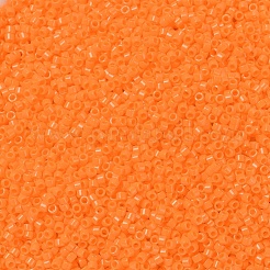 MIYUKIデリカビーズ  シリンダー  日本製シードビーズ  11/0  (db1133) 不透明マンダリン  1.3x1.6mm  穴：0.8mm  約20000個/袋  100 G /袋&nbsp;SEED-J020-DB1133
