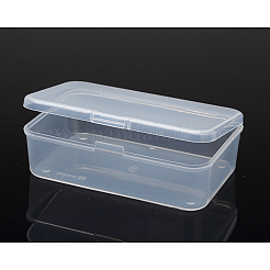 プラスチックビーズ収納ケース  直方体の  透明  11.8x7.2x3.5cm&nbsp;CON-WH0014-01