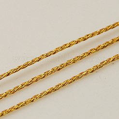 メタリック糸  12プライ  ゴールデンロッド  1mm  約196.85ヤード（180m）/ロール&nbsp;MCOR-G001-1mm-03