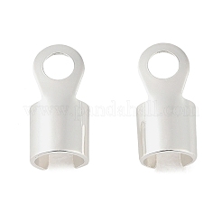真鍮製ダルマチープ  コラム  鉛フリー＆カドミウムフリー＆ニッケルフリー  銀  10x5mm  穴：2mm  内径：3.5mm&nbsp;KK-H258-15S