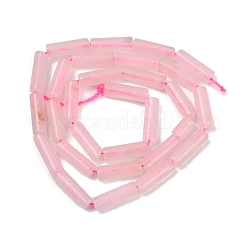 天然ローズクォーツ列ビーズ連売り  13~13.5x4.5mm  穴：1mm  約29個/連  15.04''~15.20''（38.2~38.6センチメートル）&nbsp;G-F247-08-A