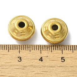 304ステンレススチールビーズ  双円錐形  ゴールドカラー  13x8mm  穴：2.5mm&nbsp;STAS-I305-115G