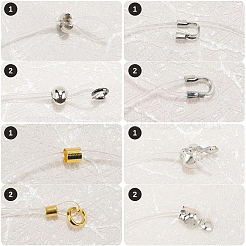 真鍮・合金・鉄のジュエリー製作キット（DIY）  ミックスカラー  12x6mm  穴：1.2mm  4色  20個/カラー  80pc&nbsp;DIY-SP0003-21