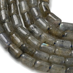 天然石ラブラドライトビーズ連売り  コラム  5.5~6.5x4.5mm  穴：1.2mm  約69個/連  14.96~15.16''（38~38.5センチメートル）&nbsp;GG-CBAF85B-A01