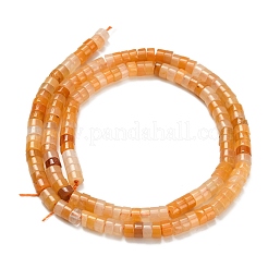 天然石トパーズ翡翠ビーズ連売り  ディスク  ヒシビーズ  4x2~2.5mm  穴：0.7mm  約158~160個/連  14.96''~15.16''（38~38.5センチメートル）&nbsp;G-Z110-A26-2x4mm