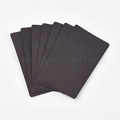 ブランクヴィンテージクラフト紙  diyはがき用  メッセージカード  グリーティングカード  長方形  ブラック  8.9x5.2x0.03mm  90~100sheets / boxについて&nbsp;X-DIY-WH0059-08A