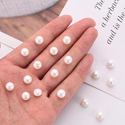 天然な培養された淡水パールビーズ  グレード3 A  片穴  ロンデル  フローラルホワイト  7~8x6mm  穴：0.8mm  66個/ボードについて&nbsp;PEAR-P056-050