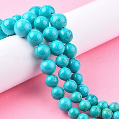 天然マグネサイト段階ビーズ連売り  染め＆加熱  ラウンド  8~19.5mm  穴：0.8~1.4mm  約45個/連  18.9~19.1インチ（48~48.5cm）&nbsp;G-F604-01