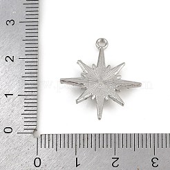 合金ラインストーンペンダント  樹脂と  太陽のチャーム  プラチナ  24x21x4mm  穴：1.8mm&nbsp;FIND-F013-05P